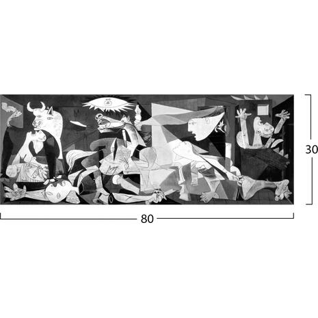 ΠΙΝΑΚΑΣ ΚΑΜΒΑΣ ΤΥΠΟΥ PICASSO GUERNICA HM7198.03 80x3x30 εκ.