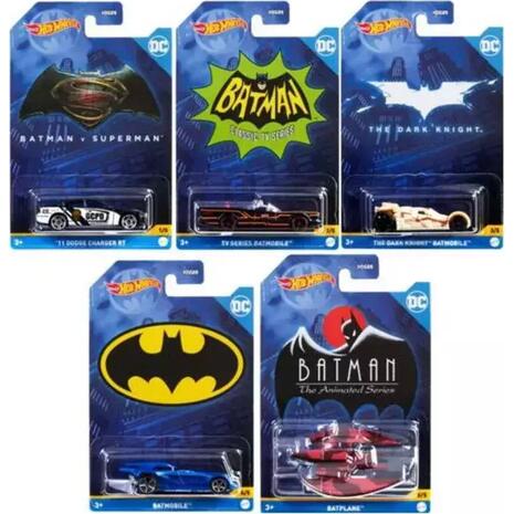 Αυτοκινητάκι Hotwheels Batman σε διάφορα σχέδια (HDG89)