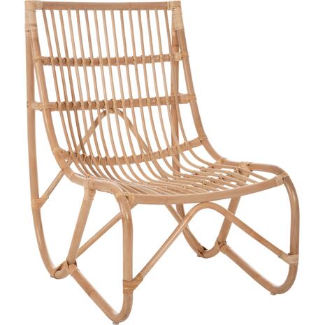 ΠΟΛΥΘΡΟΝΑ GRINN HM9815.01 ΡΑΒΔΟΙ RATTAN ΣΕ ΦΥΣΙΚΟ 56,5x73,5x79,5Υ εκ.