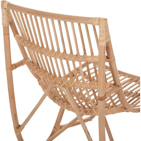 ΠΟΛΥΘΡΟΝΑ GRINN HM9815.01 ΡΑΒΔΟΙ RATTAN ΣΕ ΦΥΣΙΚΟ 56,5x73,5x79,5Υ εκ.