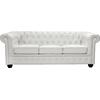 ΚΑΝΑΠΕΣ 3ΘΕΣΙΟΣ T.CHESTERFIELD HM3009.02 ΤΕΧΝΟΔΕΡΜΑ ΛΕΥΚΟ ΜΑΤ 208x90x73 εκ.