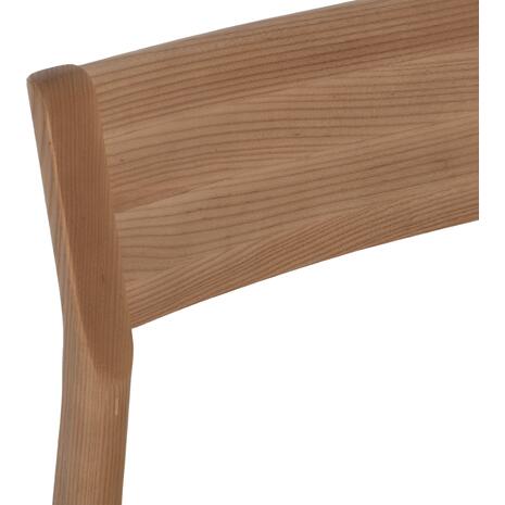 ΚΑΡΕΚΛΑ PONTUS HM9322.11 RUBBERWOOD ΜΕ ΚΑΘΙΣΜΑ ΣΧΟΙΝΙ- ΦΥΣΙΚΟ 47X52X80Υεκ.