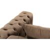 ΠΟΛΥΘΡΟΝΑ τ.CHESTERFIELD MOBAR HM3261.03 ΜΠΕΖ ΒΕΛΟΥΔΟ-ΜΕΤΑΛΛΙΚΑ ΠΟΔΙΑ 99x86,5x77Υεκ. (Μπεζ)