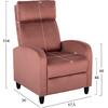 ΠΟΛΥΘΡΟΝΑ RELAX HIBER HM9782.02 ΣΑΠΙΟ ΜΗΛΟ ΒΕΛΟΥΔΟ 67,5x90x104Υ εκ. (Σάπιο Μήλο)