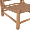 ΚΑΡΕΚΛΑ LONDER HM5986 ΞΥΛΟ TEAK ΣΕ ΦΥΣΙΚΟ ΚΑΙ ΣΥΝΘΕΤΙΚΟ RATTAN 63x77x77Υεκ.