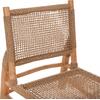 ΚΑΡΕΚΛΑ LONDER HM5986 ΞΥΛΟ TEAK ΣΕ ΦΥΣΙΚΟ ΚΑΙ ΣΥΝΘΕΤΙΚΟ RATTAN 63x77x77Υεκ.