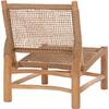 ΚΑΡΕΚΛΑ LONDER HM5986 ΞΥΛΟ TEAK ΣΕ ΦΥΣΙΚΟ ΚΑΙ ΣΥΝΘΕΤΙΚΟ RATTAN 63x77x77Υεκ.