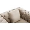 ΠΟΛΥΘΡΟΝΑ τ.CHESTERFIELD MOBAR HM3261.02 ΚΡΕΜ ΒΕΛΟΥΔΟ-ΜΕΤΑΛΛΙΚΑ ΠΟΔΙΑ 99x86,5x77Υεκ. (Μπεζ)