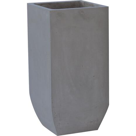 FLOWER POT-1 Cement Grey 35x35x80cm (Ε6300,B)