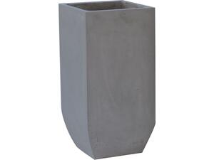 FLOWER POT-1 Cement Grey 35x35x80cm (Ε6300,B)