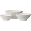 FLOWER POT-9  Set 3 τεμαχίων Απόχρωση Milk White (Ε6308,S)