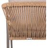 ΠΟΛΥΘΡΟΝΑ MAERLY HM6051.04 ΣΑΜΠΑΝΙ ΑΛΟΥΜΙΝΙΟ-P.E.RATTAN ΦΥΣΙΚΟ-ΜΑΞΙΛΑΡΙΑ ΜΠΕΖ 55,5x62,5x85Υ εκ.