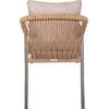 ΠΟΛΥΘΡΟΝΑ MAERLY HM6051.04 ΣΑΜΠΑΝΙ ΑΛΟΥΜΙΝΙΟ-P.E.RATTAN ΦΥΣΙΚΟ-ΜΑΞΙΛΑΡΙΑ ΜΠΕΖ 55,5x62,5x85Υ εκ.