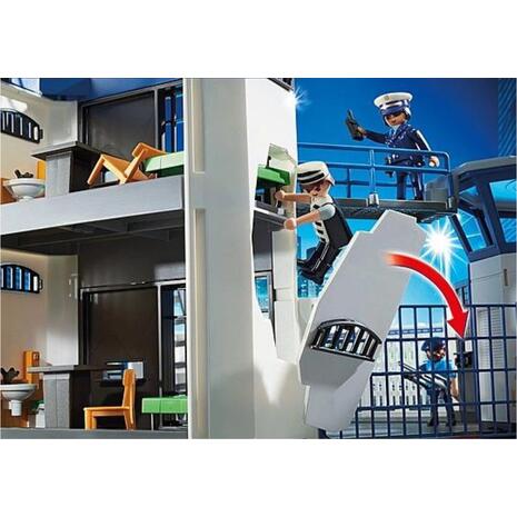 Playmobil City Action Αρχηγείο Αστυνομίας Και Φυλακή Ασφαλείας (6919)