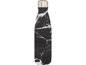 Μπουκάλι θερμός από ανoξείδωτο ατσάλι POLO Craft Black/White 500ml (949004-8263)