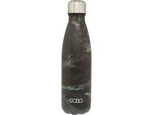 Μπουκάλι θερμός από ανοξείδωτο ατσάλι POLO Craft Black/Green 500ml  (949004-8261)