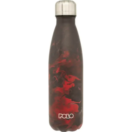 Μπουκάλι θερμός από ανoξείδωτο ατσάλι POLO Craft Black/Red 500ml (949004-8259)