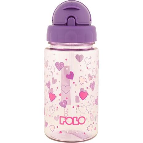 Παγούρι πλαστικό POLO Tritan Kid's Heart 450ml (948001-8316)