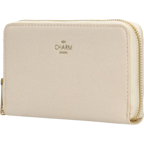 Πορτοφόλι Charm London Cream-Κρεμ (21426-138)