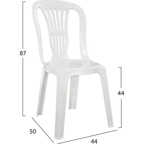ΚΑΡΕΚΛΑ ΠΛΑΣΤΙΚΗ ΒΙΕΝΝΗΣ ΛΕΥΚΗ 303002010 44x50x87 εκ.
