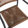 ΠΟΛΥΘΡΟΝΑ ΑΛΟΥΜΙΝΙΟΥ STER HM5786.12 ΑΝΘΡΑΚΙ-ΣΥΝΘ.RATTAN ΜΠΕΖ 55,5x53x78Υεκ.