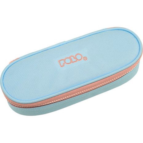 Κασετίνα οβάλ Polo Box II Cord Cord Cyan/Pink 5201927129668