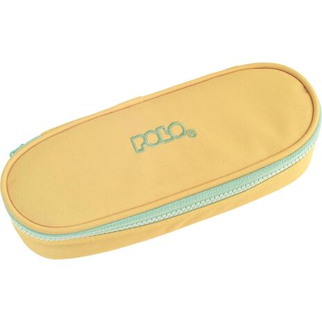 Κασετίνα οβάλ Polo Box II Cord Lemon Yellow/Turquoise 5201927129644