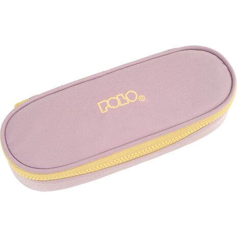 Κασετίνα οβάλ Polo Box II Cord Lilac/ Lemon Yellow 5201927129651