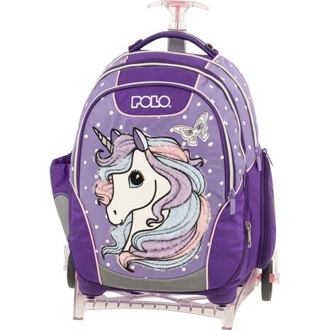 Τσάντα Τρόλεϊ 3 θέσεων Polo Base Free Unicorn (μωβ) 5201927125936