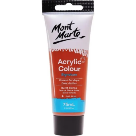 Ακρυλικό χρώμα Mont Marte 14 Burnt Sienna 75ml (Burnt Sienna)