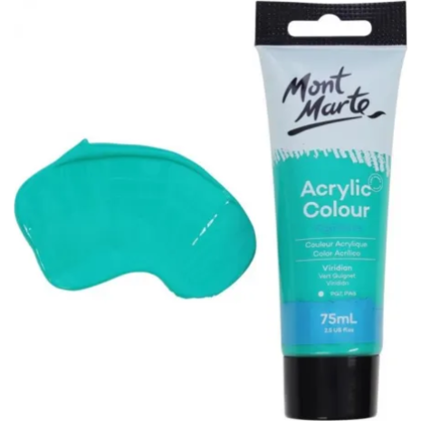 Ακρυλικό χρώμα Mont Marte 25 Viridian 75ml (Viridian Green)