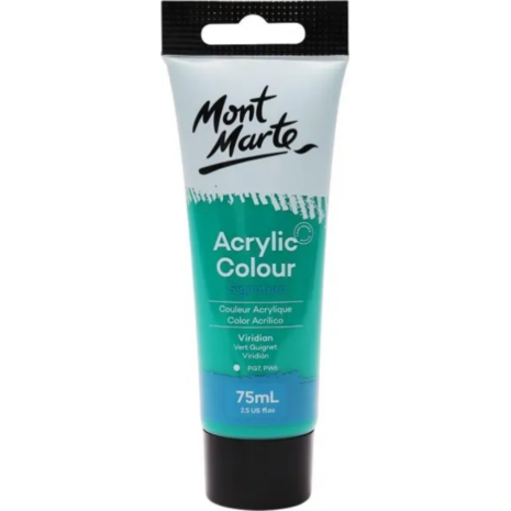 Ακρυλικό χρώμα Mont Marte 25 Viridian 75ml (Viridian Green)