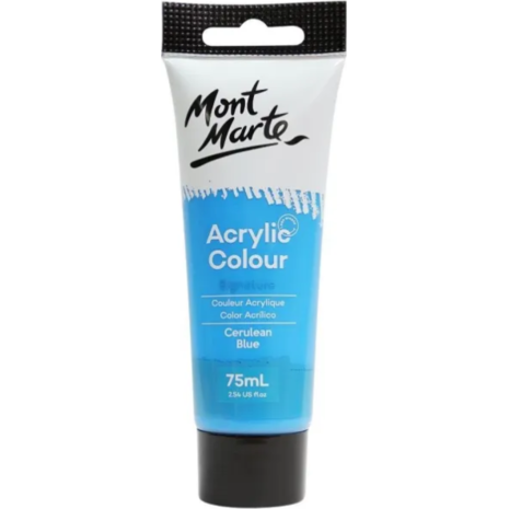 Ακρυλικό χρώμα Mont Marte 17 Cerulean Blue 75ml (Cerulean Blue)