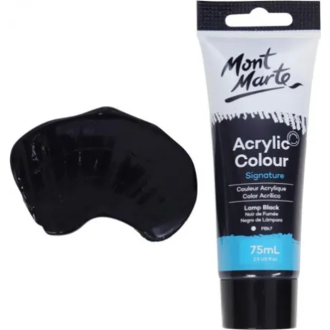 Ακρυλικό χρώμα Mont Marte 32 Lamp Black 75ml (Lamp Black)