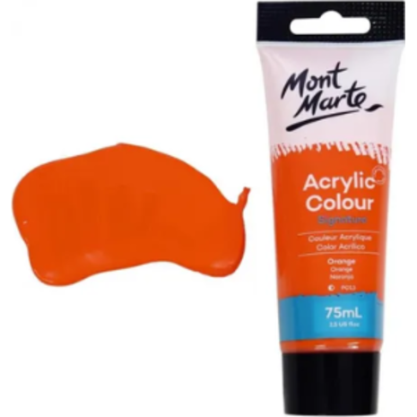 Ακρυλικό χρώμα Mont Marte 07 Orange 75ml (Orange)