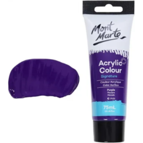 Ακρυλικό χρώμα Mont Marte 16 Purple 75ml (Μωβ)