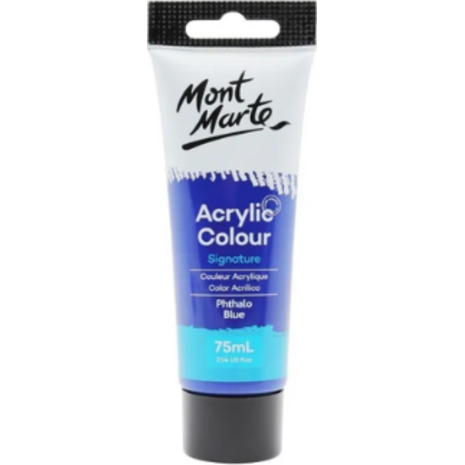 Ακρυλικό χρώμα Mont Marte 20 Phthalo Blue 75ml (Phthalo Blue)