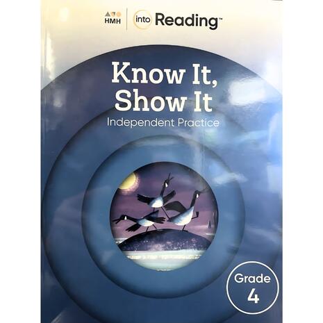 Into Reading Know It Show It Grade 4 (9780358192091)