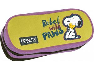 Κασετίνα BMU οβάλ διπλή Peanuts Rebel 365-07141