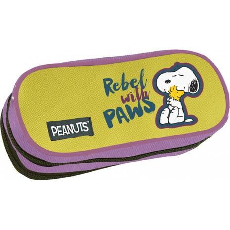 Κασετίνα BMU οβάλ διπλή Peanuts Rebel 365-07141