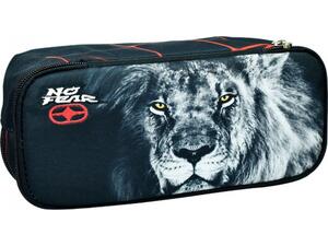 Κασετίνα BMU οβάλ διπλή No Fear laser lion 348-35141