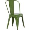 ΚΑΡΕΚΛΑ ΜΕΤΑΛΛΙΚΗ MELITA ΣΕ LIGHT OLIVE GREEN 43x50x82Y εκ. HM8641.13 (Λαδί)