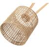 ΕΠΙΔΑΠΕΔΙΟ ΦΩΤΙΣΤΙΚΟ HM4351 RUBBERWOOD-RATTAN-PAPER ROPE ΣΕ ΦΥΣΙΚΟ Φ36x149,5Υεκ.