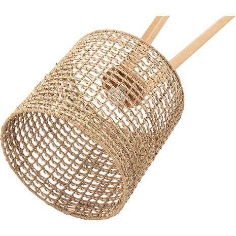 ΕΠΙΔΑΠΕΔΙΟ ΦΩΤΙΣΤΙΚΟ HM4351 RUBBERWOOD-RATTAN-PAPER ROPE ΣΕ ΦΥΣΙΚΟ Φ36x149,5Υεκ.