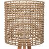 ΕΠΙΔΑΠΕΔΙΟ ΦΩΤΙΣΤΙΚΟ HM4351 RUBBERWOOD-RATTAN-PAPER ROPE ΣΕ ΦΥΣΙΚΟ Φ36x149,5Υεκ.