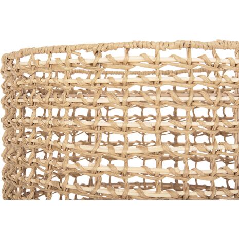 ΕΠΙΔΑΠΕΔΙΟ ΦΩΤΙΣΤΙΚΟ HM4351 RUBBERWOOD-RATTAN-PAPER ROPE ΣΕ ΦΥΣΙΚΟ Φ36x149,5Υεκ.