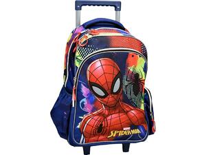 Τσάντα τρόλεϊ 3 θέσεων GIM Spiderman Silver Eyes (337-06074)