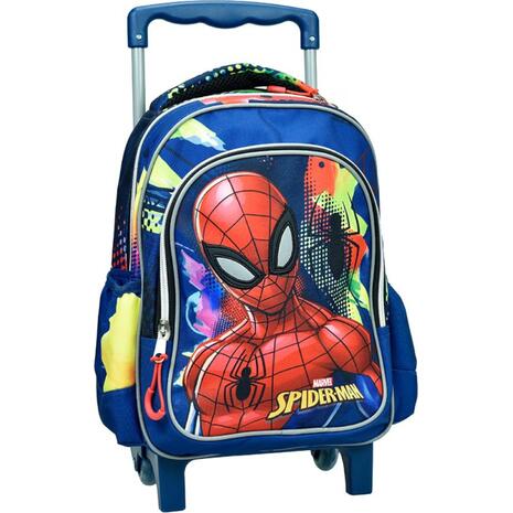 Τσάντα Τρόλεϊ Νηπίου GIM 2 Θέσεων Spiderman Silver Eyes (337-06072)