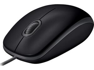 Ενσύρματο οπτικό ποντίκι Logitech B110 Silent Mouse (910-005508) 1000 DPI Μαύρο