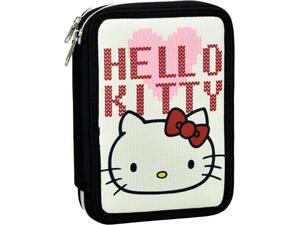 Κασετίνα Hello Kitty Croche GIM διπλή γεμάτη (335-73100)